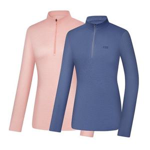 [콜핑]LD18 여성 가을 신축성 약기모 집업 등산티셔츠 KST4310W