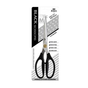 프린스 K-311 톱니주방가위 양손형 블랙