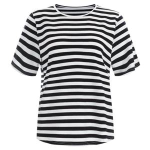 샵앤) 레이 국산 여성 스트라이프 반팔티 DAI-WSH-12084-블랙