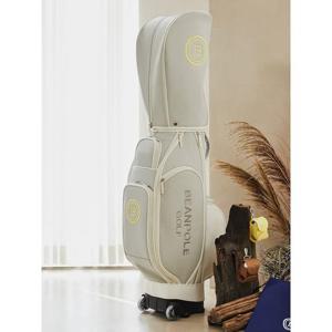 [빈폴골프ACC] (BE47D4A012) 여성 휠 캐디백 - 라이트그레이