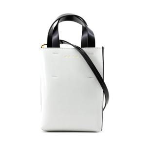 마르니 뮤제오 나노 미니 토트 백 그레이 블랙 SHMP0050Y0 LV639 Z2070