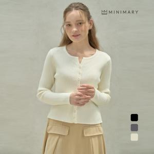 [미니마리][미니마리] 골지긴팔가디건 (MM43CD03)