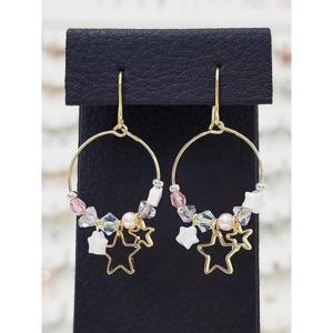 볼라레 세이브존03 볼라레 14k 파스텔 별 드롭귀걸이 SAVGF302