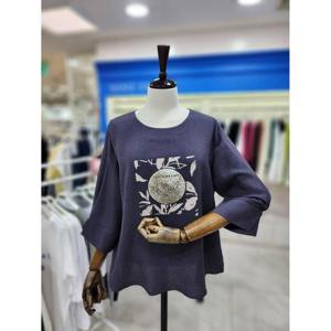 스테파니 세이브존08 어반 7부 티셔츠 A24TS4309