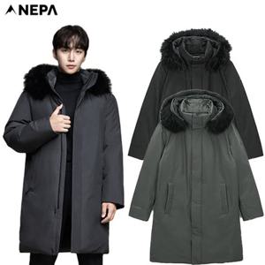 [네파][다운 패딩 아르테](7K72075) 남성 이준호 아르테 롱 구스코트 구스다운