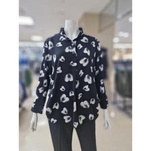 화이트호스 세이브존05 가을 하트 나염 블라우스 A41213