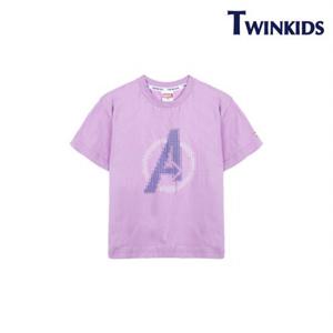 [트윈키즈] 캐릭터 그래픽 포인트 티셔츠(TAMT9T03_PU)