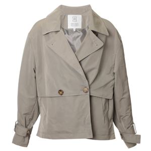 [조순희]더블 버튼 숏트렌치 코트(FMFL305)