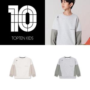 [탑텐키즈]MKE3TR1402 탑텐키즈 밸런스 울트라스트레치 절개 스웨트셔츠