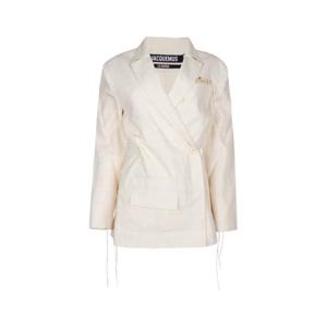 자크뮈스 여성 아이보리 블레이저 231JA0241069 110
