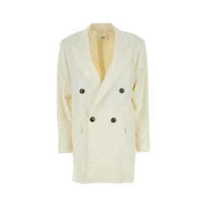 아미 여성 아이보리 오버사이즈 울 블레이저 FBV311WV0026 185