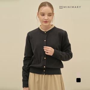 [미니마리][미니마리] 라운드골드단추가디건 (MM43CD18)