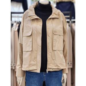 SOUP 세이브존07 밑단니트배색 후드 야상점퍼 VA9JP70