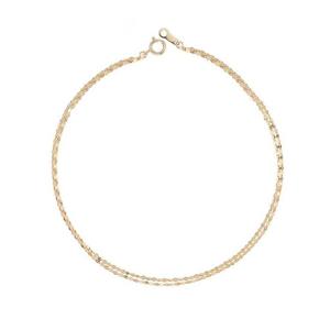 [GB] 트윙클 두줄 체인 14K GOLD 팔찌 (1.0mm) LWB23034G
