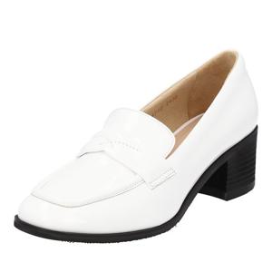 [금강제화(여성)][금강]르느와르 여성 화이트 구두 5CM굽 RENPUC4710K9