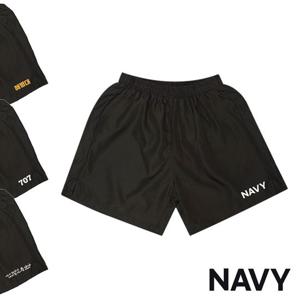 무지 블랙 보급형 반바지 NAVY