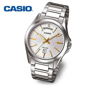 [정품] 카시오 데이데이트 MTP-1370D-7A2 남자 메탈 손목시계