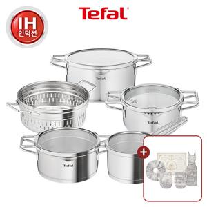 테팔 인덕션 스텐 노르디카 냄비 5종 풀세트