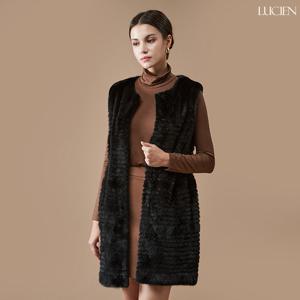 [루시앙]루시앙 노카라 코듀로이 밍크 조끼 CDRY31BL_1