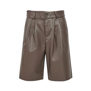 [제이제이 지고트]페이크 레더 벨티드 5부바지GPAN0SL101