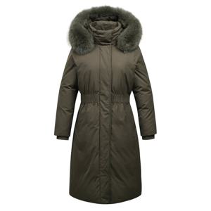 [링스] 여성 타운 긴기장 코트 덕 다운점퍼 L21D4JA153_KH