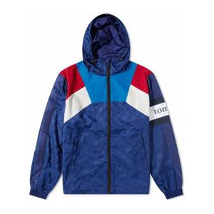 타미힐피거 체커보드 컬러 블록 후드 트랙 재킷 DM0DM16501C9I