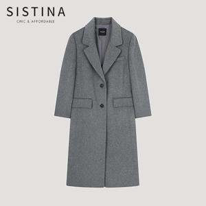 [SISTINA] 울 혼방 핸드메이드 롱 코트_AWHCTO41080_MG