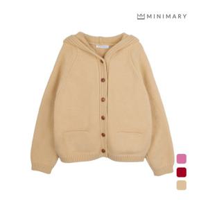 [미니마리][미니마리] 후드단추컬러가디건 (MM44CD04)
