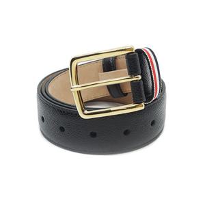 톰브라운 남성 카프스킨 페블 레더 3.5CM 벨트 블랙 MCX039A 00198 001