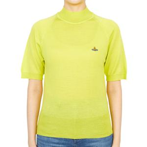 비비안웨스트우드 베아 터틀넥 반팔 니트 18030022 Y000Q E401