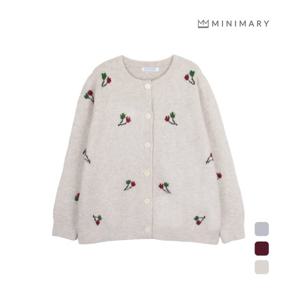 [미니마리][미니마리] 튤립앵두단추가디건 (MM43CD15)