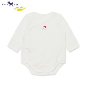 블루독베이비[hu] 25.SS WH)러브도기배내바디수트 45170-040-02 바디수트 배내수트 봄여름수트 출산선물