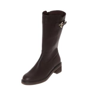 [소다(여성화)]소다 여성 장식 포인트 하프 부츠 (ALH401 GA-20)(4cm)