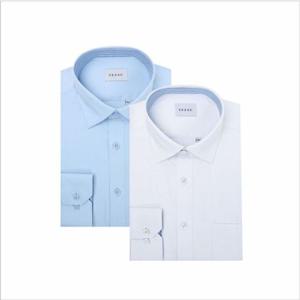 [예작(셔츠)]남성 와이셔츠 배색카라 스판 긴소매 셔츠 YJESBR113-CTYZ1022