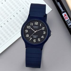 카시오 MQ-24UC-2B 저소음 비비드블루 수험생 수능 남녀공용 우