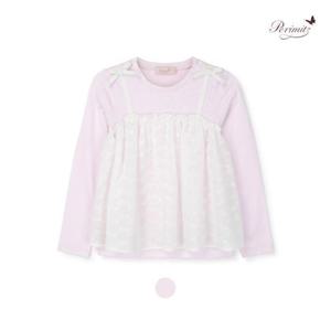 더센트럴 페리미츠 TC01 꽃 아일렛 리본 뷔스티에 티 P2511T188