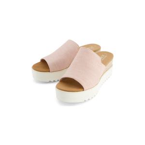 탐스 24SS 클리어런스다이에나 뮬 밝은 핑크 여성 에스파드류 TOSO4E040P1