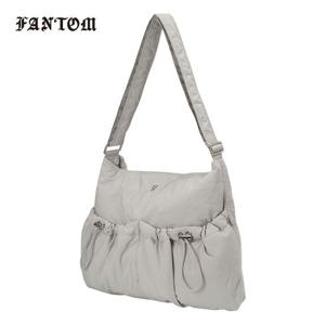 [팬텀] 여성 스트링 경량 셔링 크로스백 221E1BG106_GY