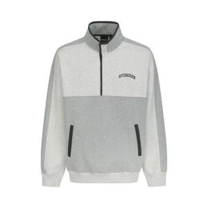 [하이드로겐] 유니 데일리 기모 그래픽 반집업 맨투맨 H31D4FM305_MG