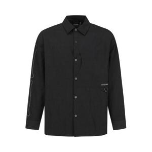 [하이드로겐] 유니 헤리티지 스컬 포인트 셔츠 자켓 H31D3TF404_BK