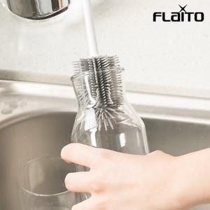 국산 플라이토 실리콘 슬림 물병 세척솔 브러쉬 물병 텀블러 젖병