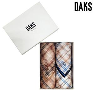 [닥스] 손수건 2매세트 (WJ) 선염 182번