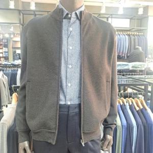 런던포그 본점 HL01 융본딩 사선 골지 짚업 가디건 LNWBA11Z