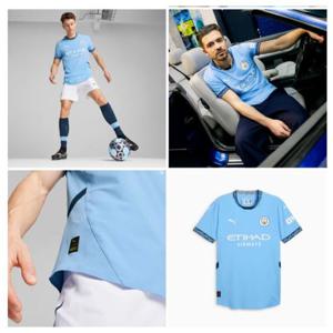푸마 맨체스터시티 홈 어쎈틱 MCFC Home Authentic Jersey 775050 01