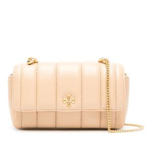 토리버치 키라 미니 플랩 퀼티드 로고 숄더 백 142567251 BEIGE