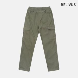 빌리버스 남성 카고 팬츠 스판 밴딩 바지 BWS061