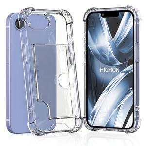 하이온 아이폰16E 케이스 하이쉘 카드수납 젤하드 투명 1.5T