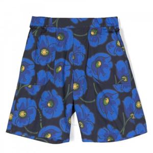 겐조 키즈 올 오버 포피 프린트 버뮤다 쇼츠 K24322-845