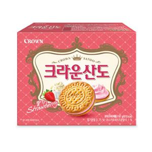 크라운 크라운산도 딸기 323g