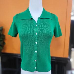 파파야 DP01 숏카라 가디건 PNPRCD002B